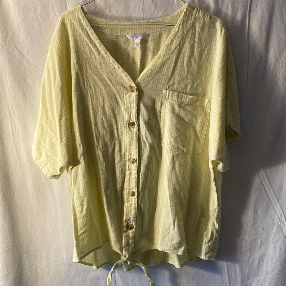 Time and Tru button down